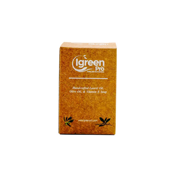 IGreen Pro Box of Natural Soap Bar Made with Olive Oil and Laurel Bay Oil(50 Soap Bars)